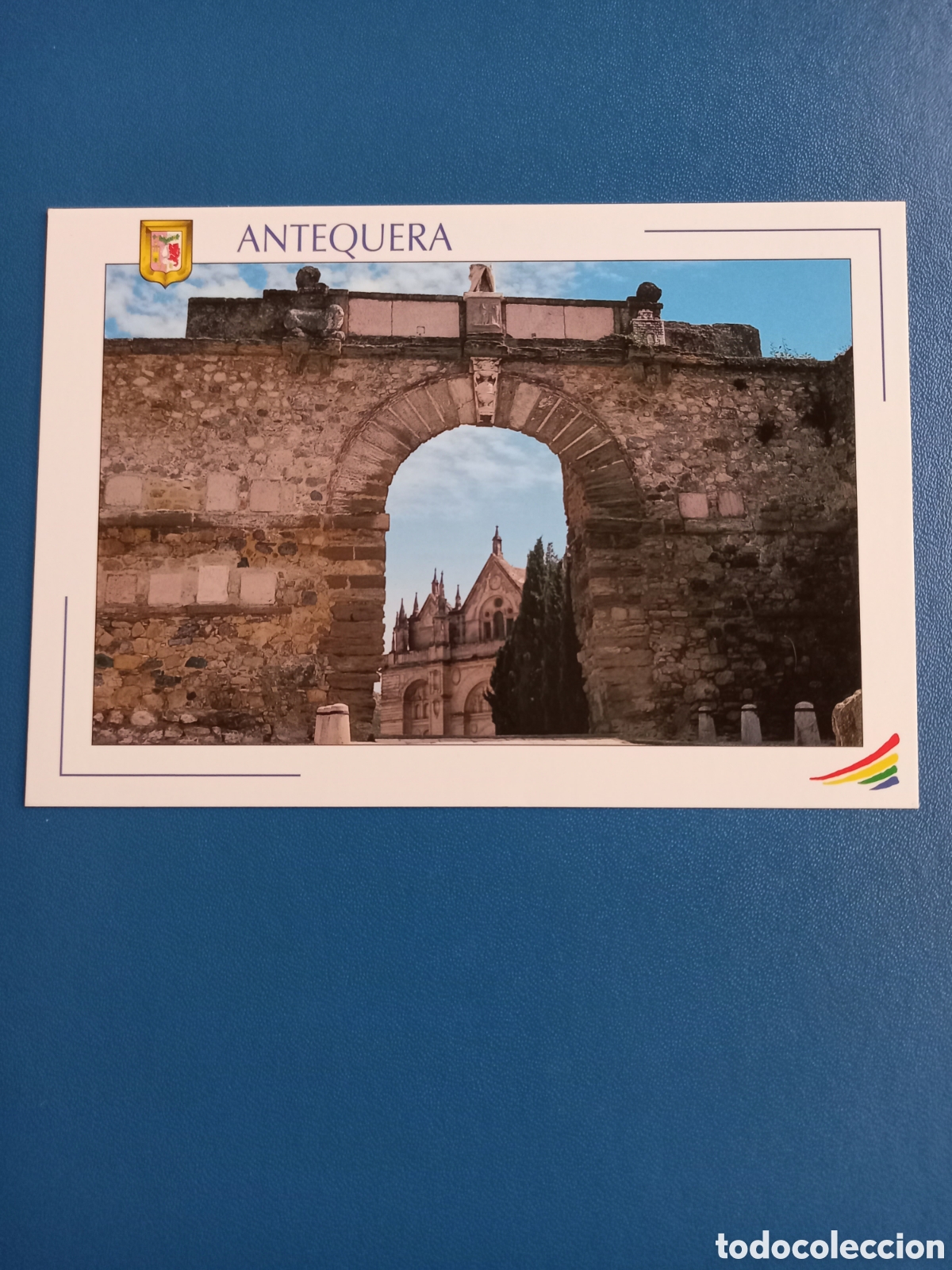 Postales: POSTAL ANTEQUERA-M&Aacute;LAGA. ARCO DE LOS GIGANTES. SIN CIRCULAR