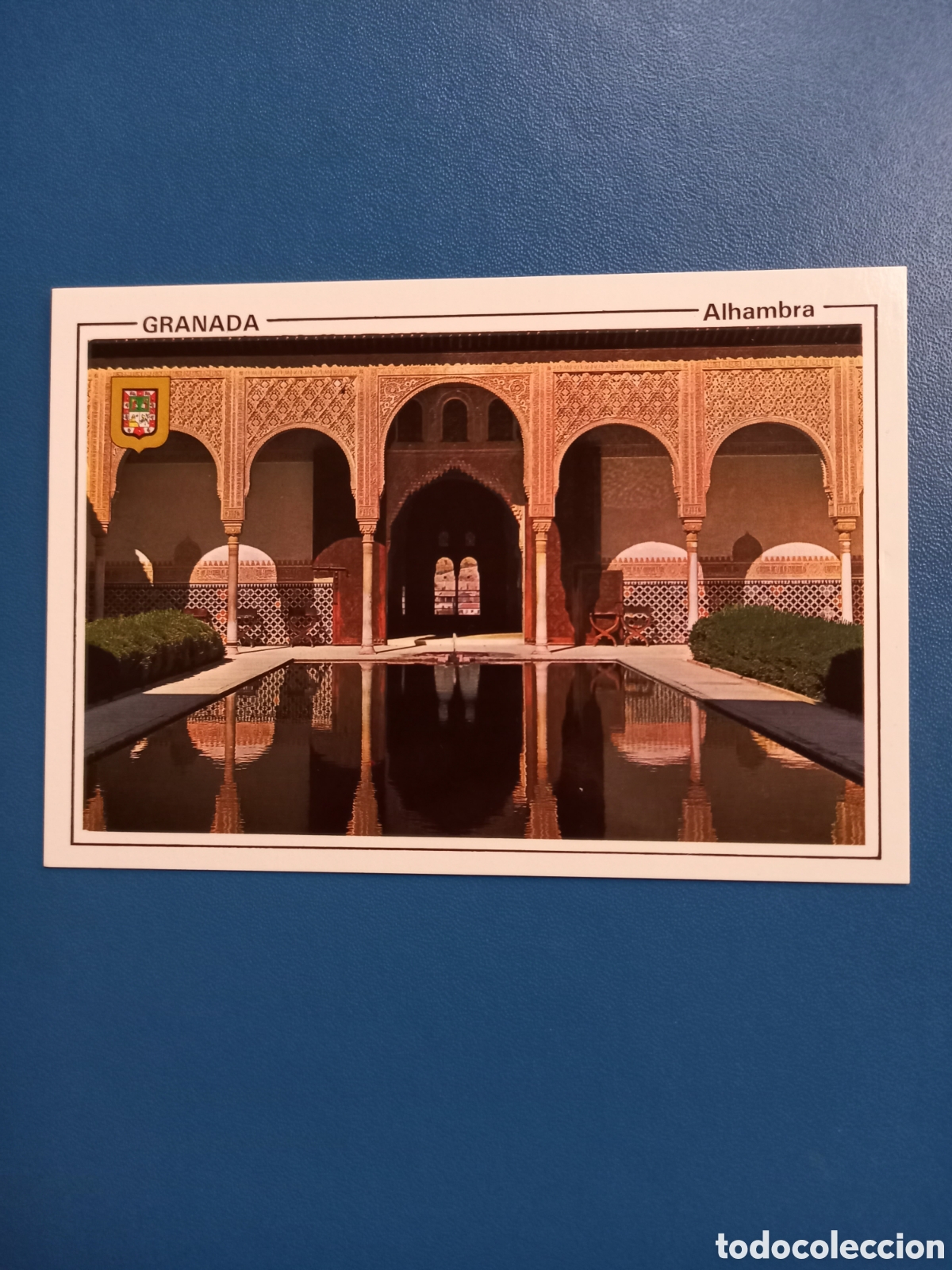 Postales: POSTAL GRANADA - LA ALHAMBRA. PATIO DE LOS ARRAYANES, ENTRADA A LA TORRE DE COMARES. SIN CIRCULAR - Foto 1