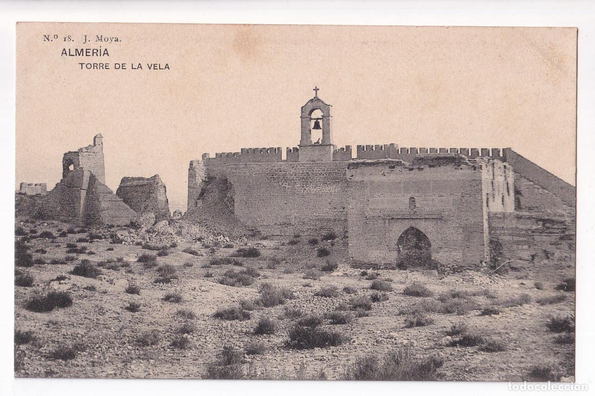 Postcards: POSTAL. ALMER&Iacute;A. TORRE DE LA VELA. N&ordm; 18. J. MOYA
