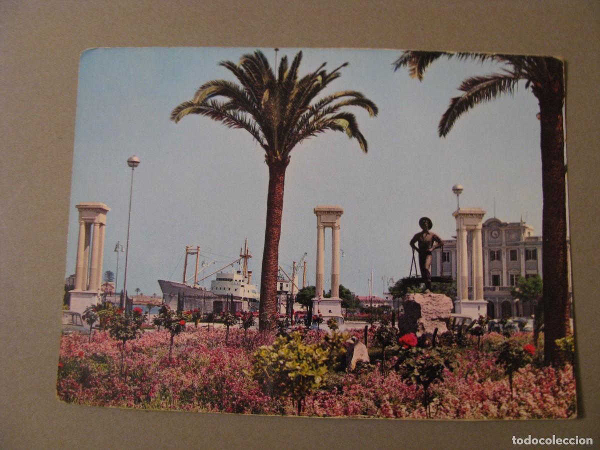 Postales: POSTAL DE MALAGA. PLAZA QUEIPO DE LLANO. GARCIA GARRABELLA. ESCRITA.