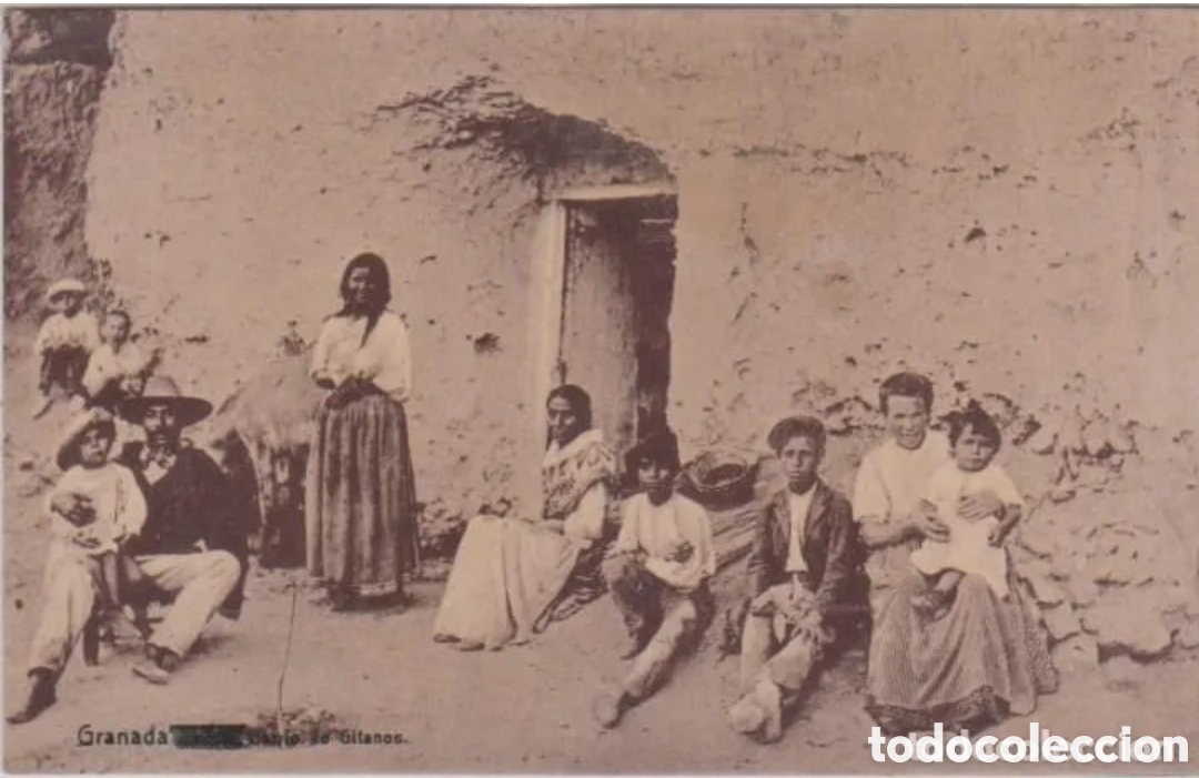 Postales: GRANADA - BARRIO DE GITANOS - Foto 1