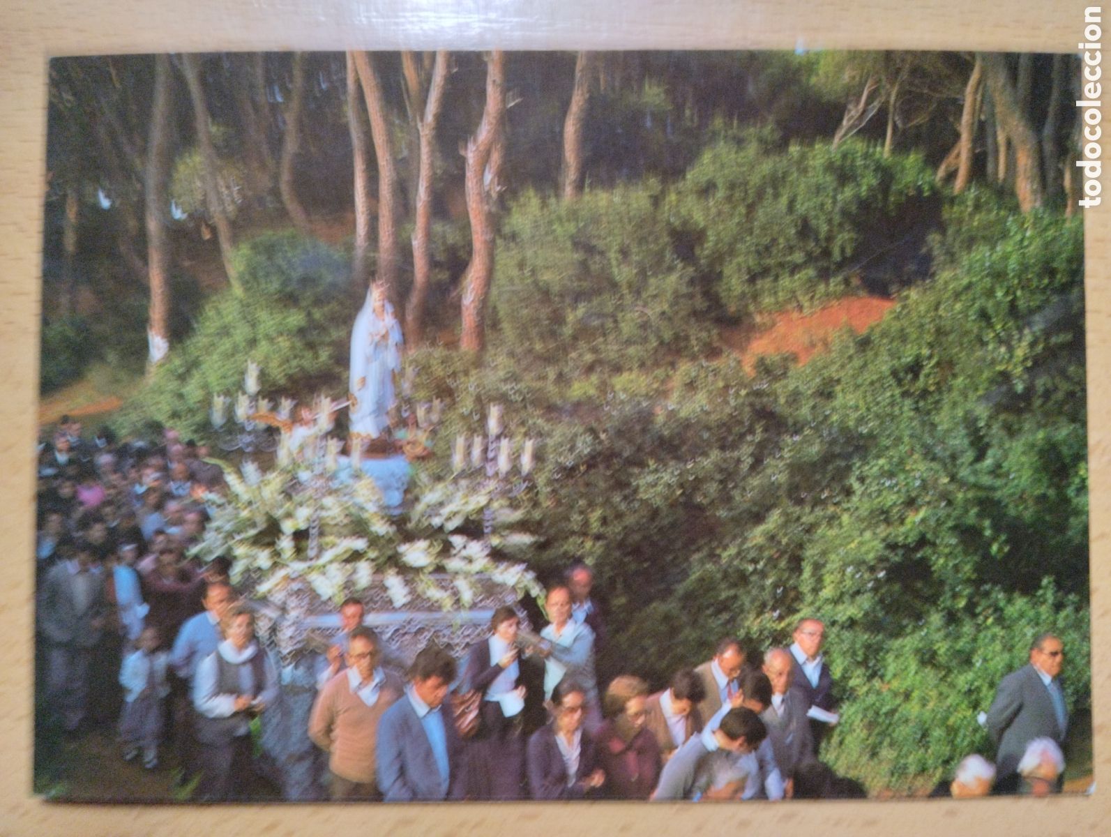 Postales: CADIZ PUERTO REAL, PEREGRINACION DE LA VIRGEN DE LOURDES EN LAS CANTERAS