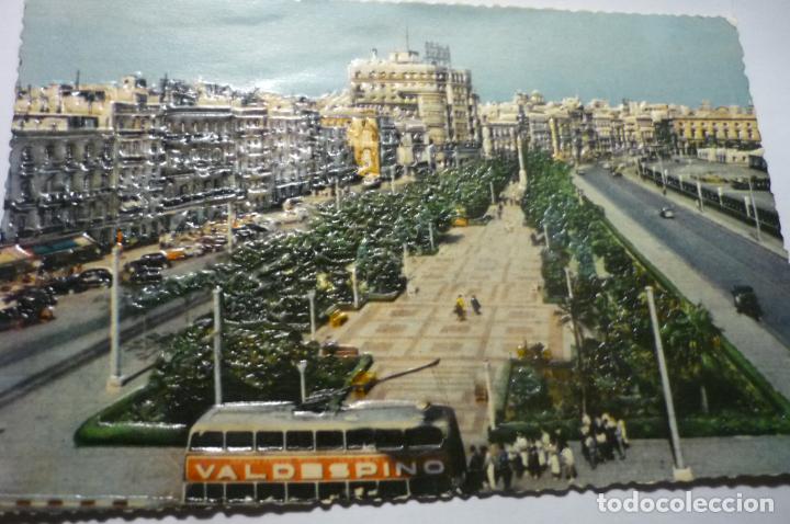 Postales: postal cadiz av. r.carranza escrita relieve cm