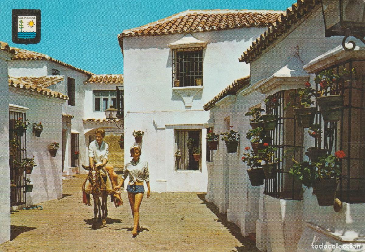 Postales: (10) COSTA DEL SOL. VISITA AL PUEBLO ANDALUZ. MUCHACHAS EN BURRO - TAXI