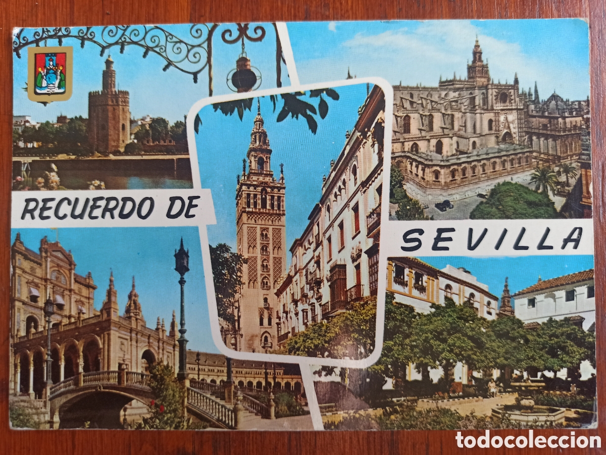 Postales: Sevilla, torre del oro, circulada. - Foto 1