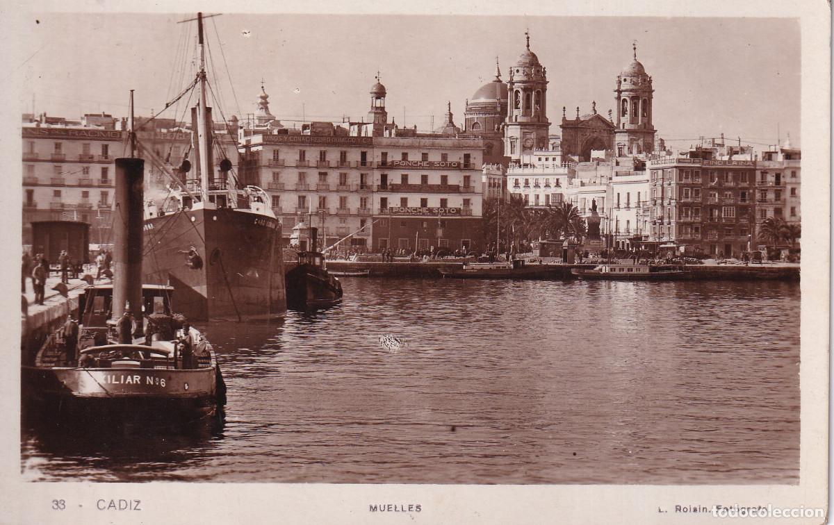 Postales: CADIZ MUELLES