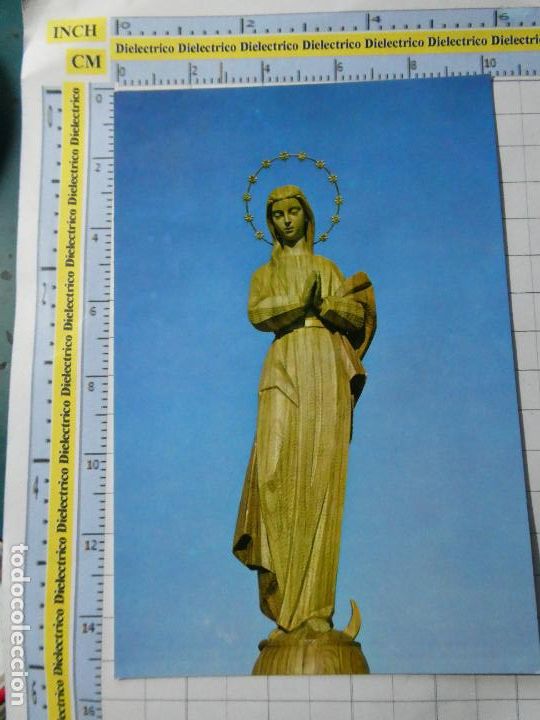 Postcards: POSTAL DE M&Aacute;LAGA. A&Ntilde;O 1968. TORROX RESIDENCIA CRISTO REY IMAGEN DE LA CAPILLA 610 SOM CEREZO . 1615