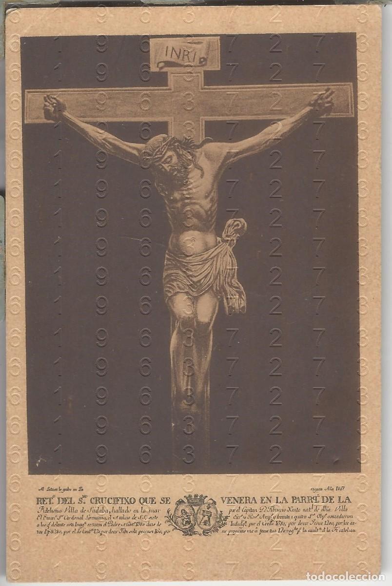 Postales: SADABA SANTO CRISTO MARINERO AL COLEGIO ALEMAN MALAGA MARIA DE LAS NIEVES CONESA PST16