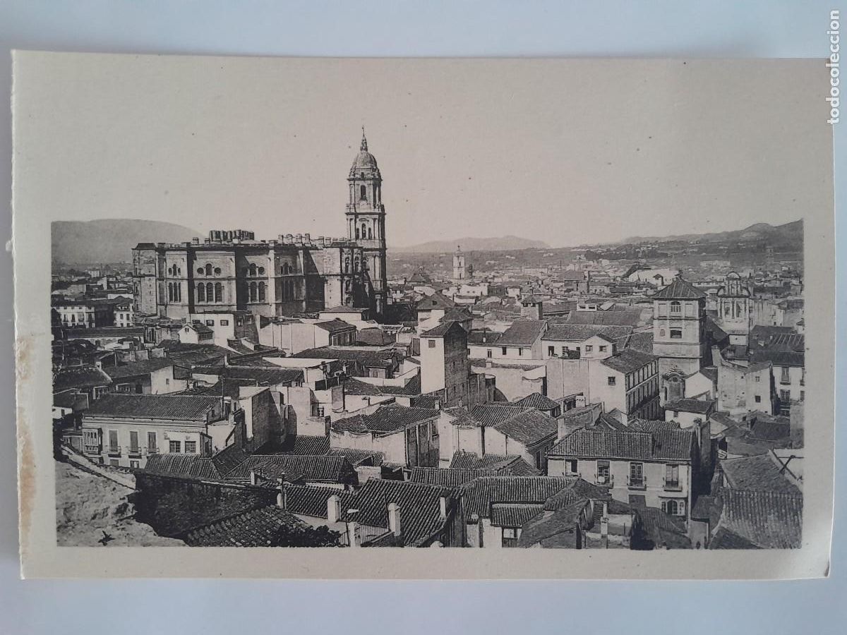 Postales: ANTIGUA POSTAL MALAGA VISTA PARCIAL FOTO ROISIN RV 1620