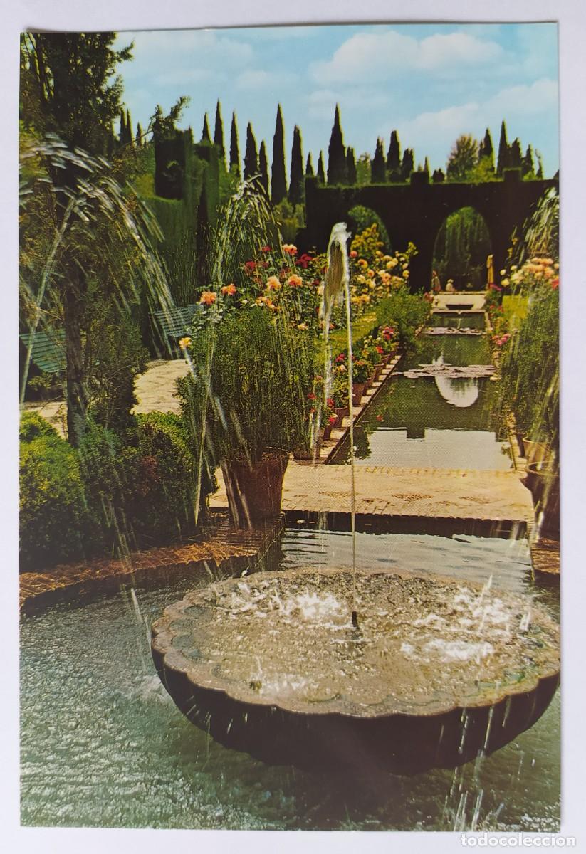 Postales: GRANADA. Generalife, Jardines N.&ordm; 61 - Foto 1