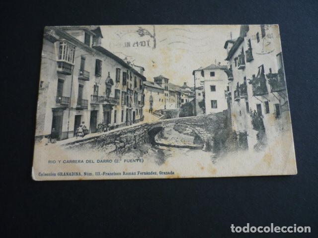 Postales: GRANADA RIO Y CARRERA DEL DARRO - Foto 1