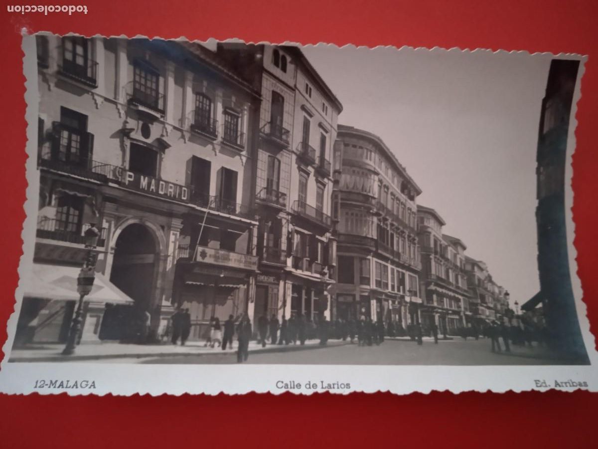 Postales: M&Aacute;LAGA - CALLE DE LARIOS - Foto 1