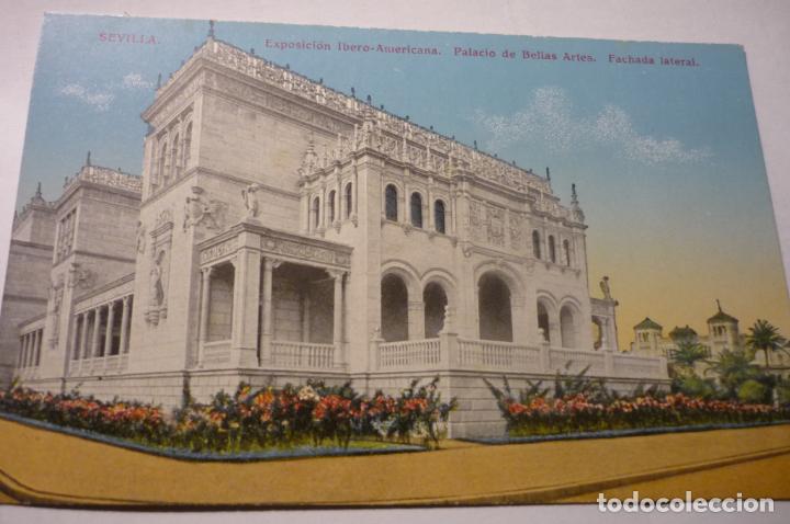 Postales: postal sevilla.-exposic.ibero americana .-palacio bellas artes cm