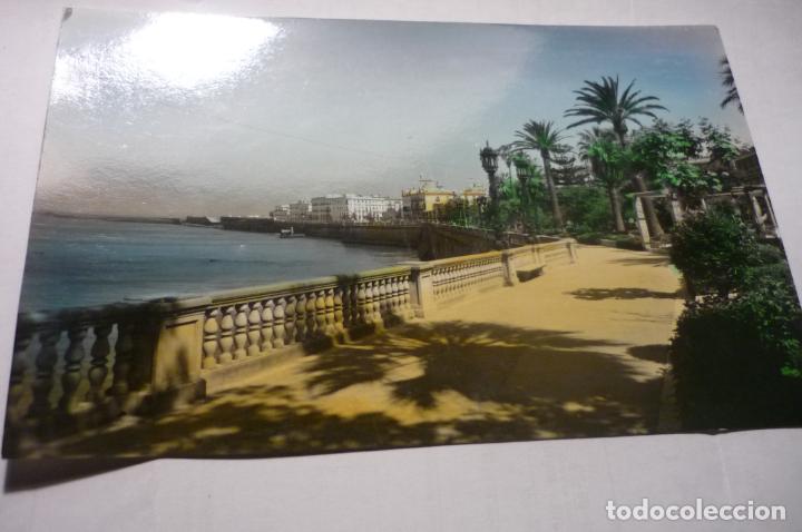 Postales: postal cadiz alameda marques comillas coloreada escrita cm