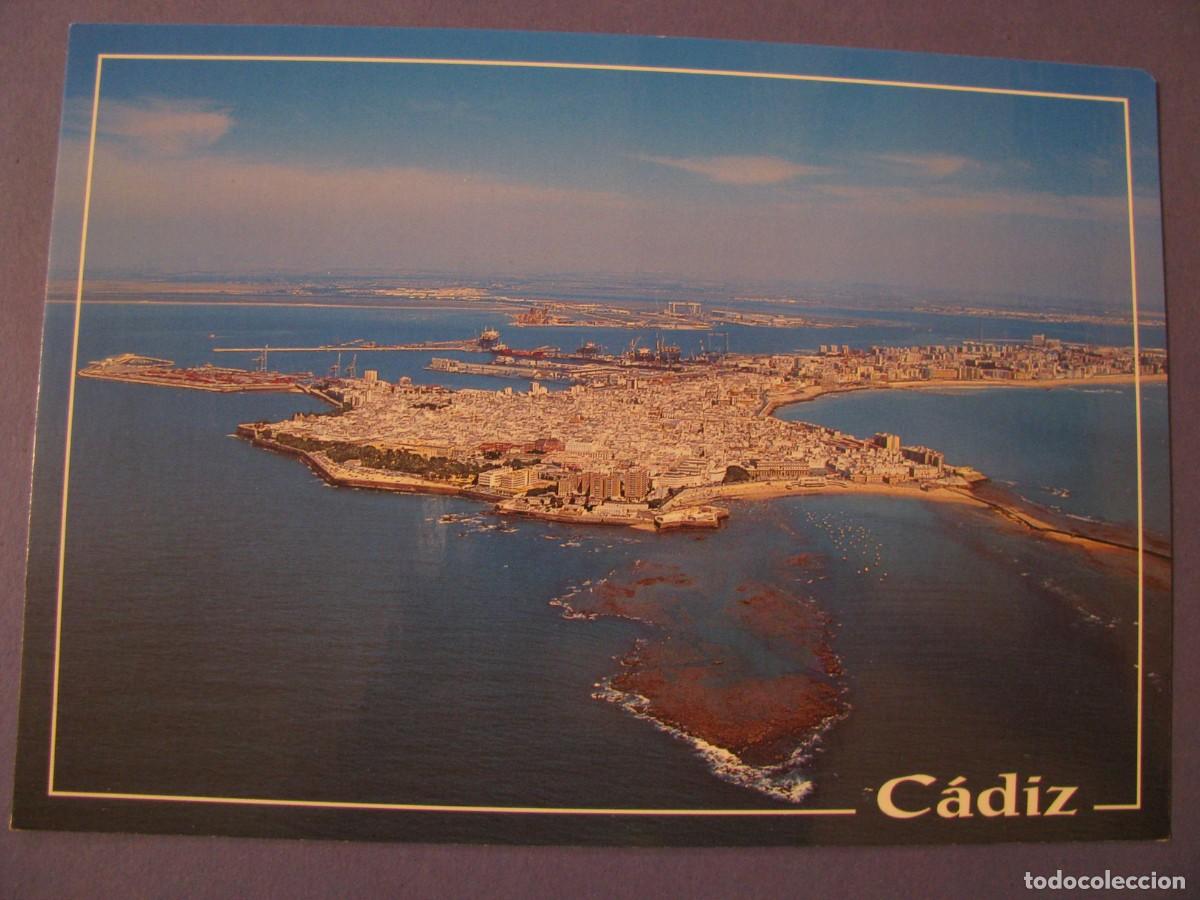 Postales: POSTAL DE CADIZ. VISTA AEREA. ED. PAJARES.