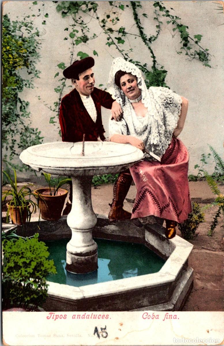 Postkarten: Tipos Andaluces - Coba Fina - Colecci&oacute;n Tom&aacute;s Sanz n&ordm; 20 - 15? - 139x89mm