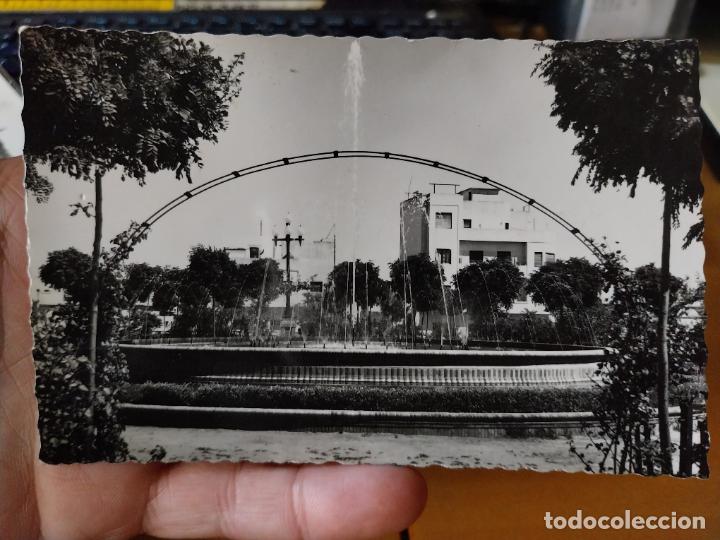Postales: CADIZ PARQUE ALMIRANTE LAULHE FUENTE ED GARRABELLA 6 CIRCULADA 1957