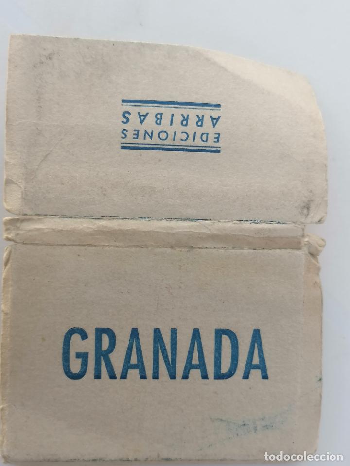 Postales: BLOQUE 18 VISTAS GRANADA, EDICIONES ARRIBAS, MEDIDAS 6 X 4 CM