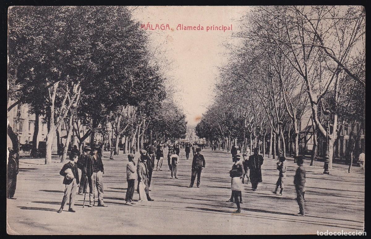 Postales: M&aacute;laga. *Alameda principal* Nueva. - Foto 1