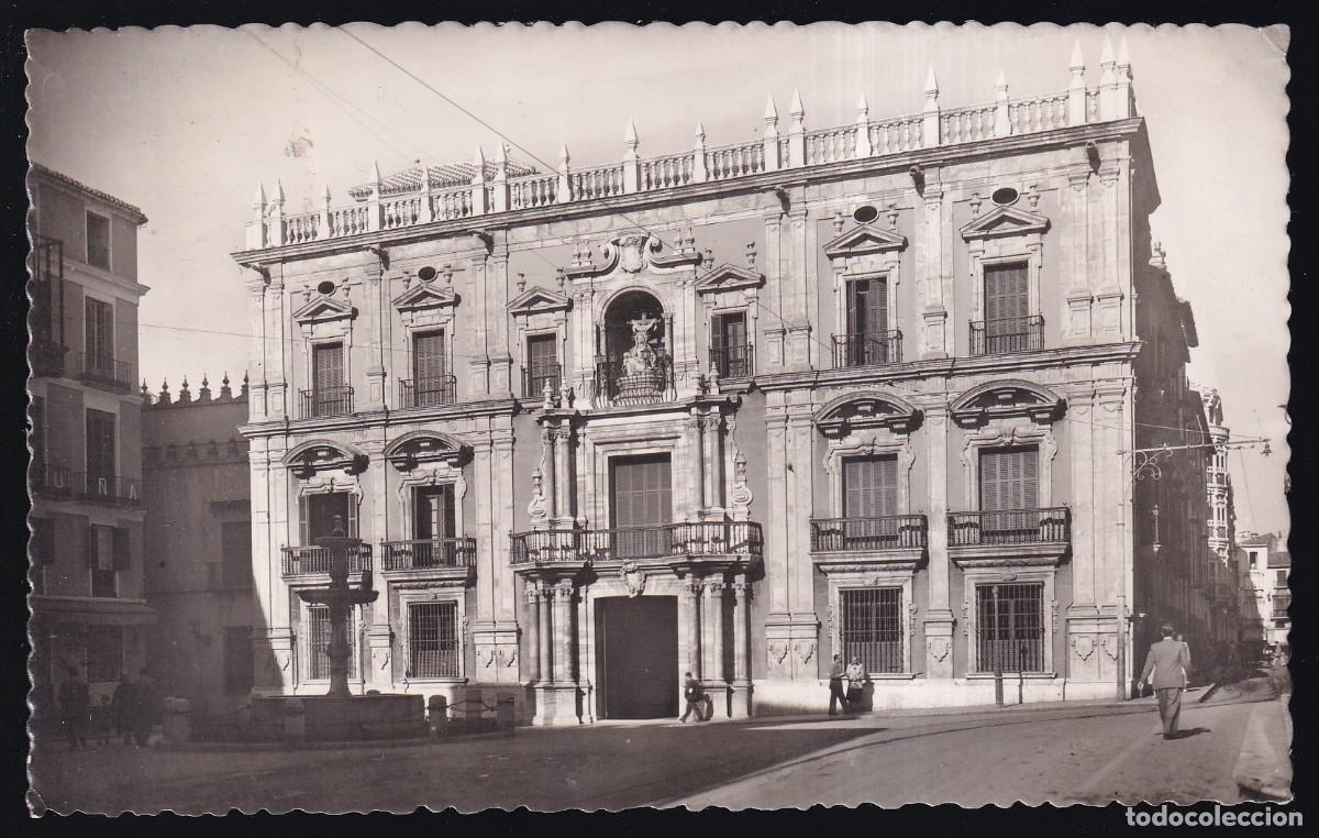 Postales: M&aacute;laga. *Palacio Episcopal* Circulada 1952. - Foto 1