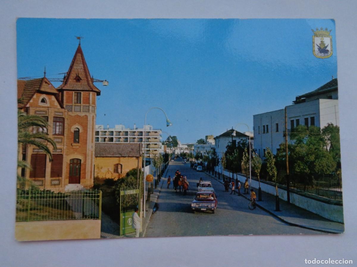 Postales: POSTAL DE SANLUCAR DE BARRAMEDA ( CADIZ ): AVENIDA DEL GENERALISIMO. A&Ntilde;OS 60, DE ZERKOWITZ