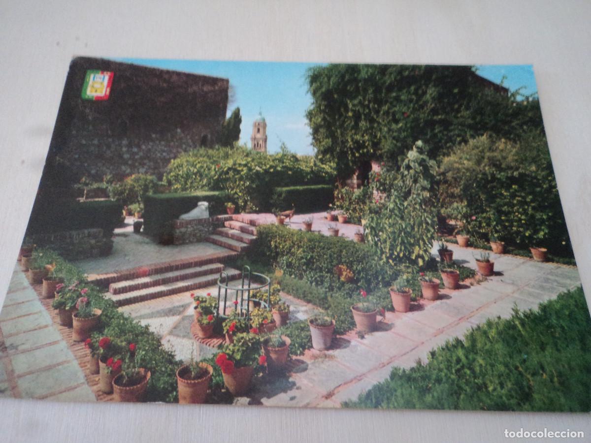 Postales: 9 Malaga, alcazaba, patio de la mazmorra, ed. dominguez
