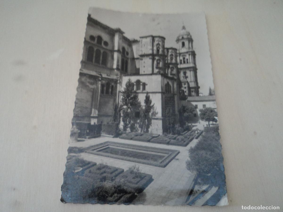 Postales: 10 MALAGA. CATEDRAL. FACHADA NORTE.-ED. GARRABELLA.-CIRCULADA 1959