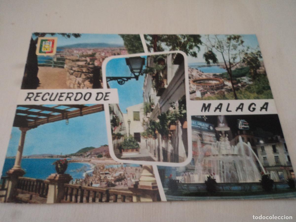 Postales: 49 MALAGA. vistas parciales, ed. dominguez, circulada