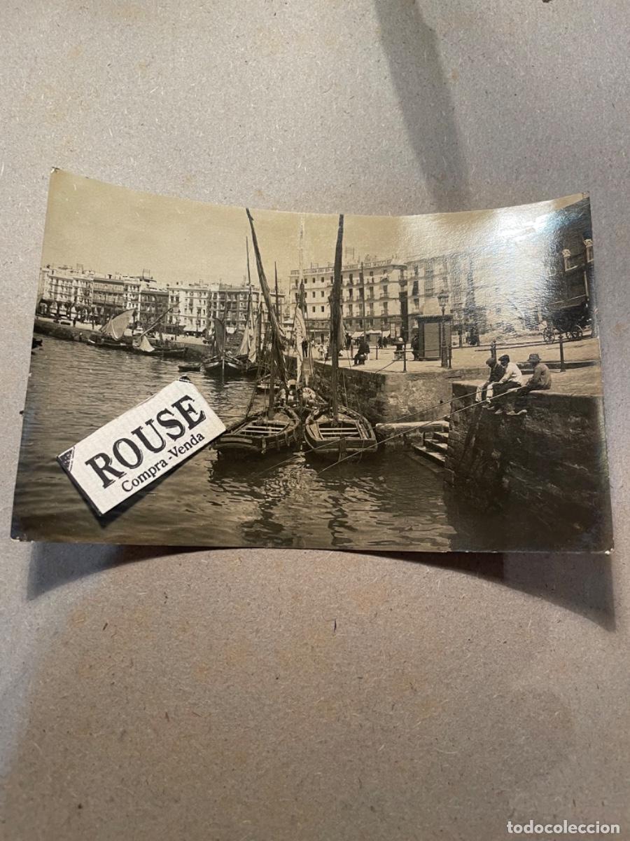 Postales: CADIZ - MUELLE- ANTIGUA FOTOGRAFIA MAQUETA PARA REALIZAR LA POSTAL DIFINITIVA