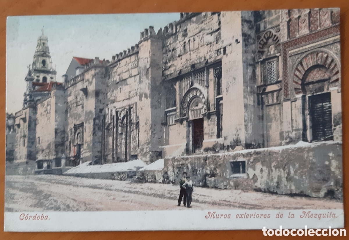 Postais: Postal C&oacute;rdoba coloreada. Muros exteriores de la Mezquita. Sin escribir. R2862