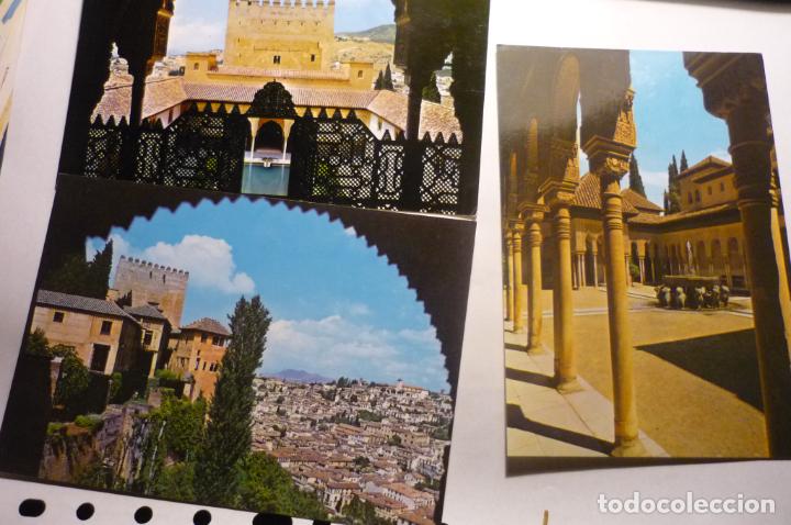 Postales: lote postales granada alhambra - Foto 1