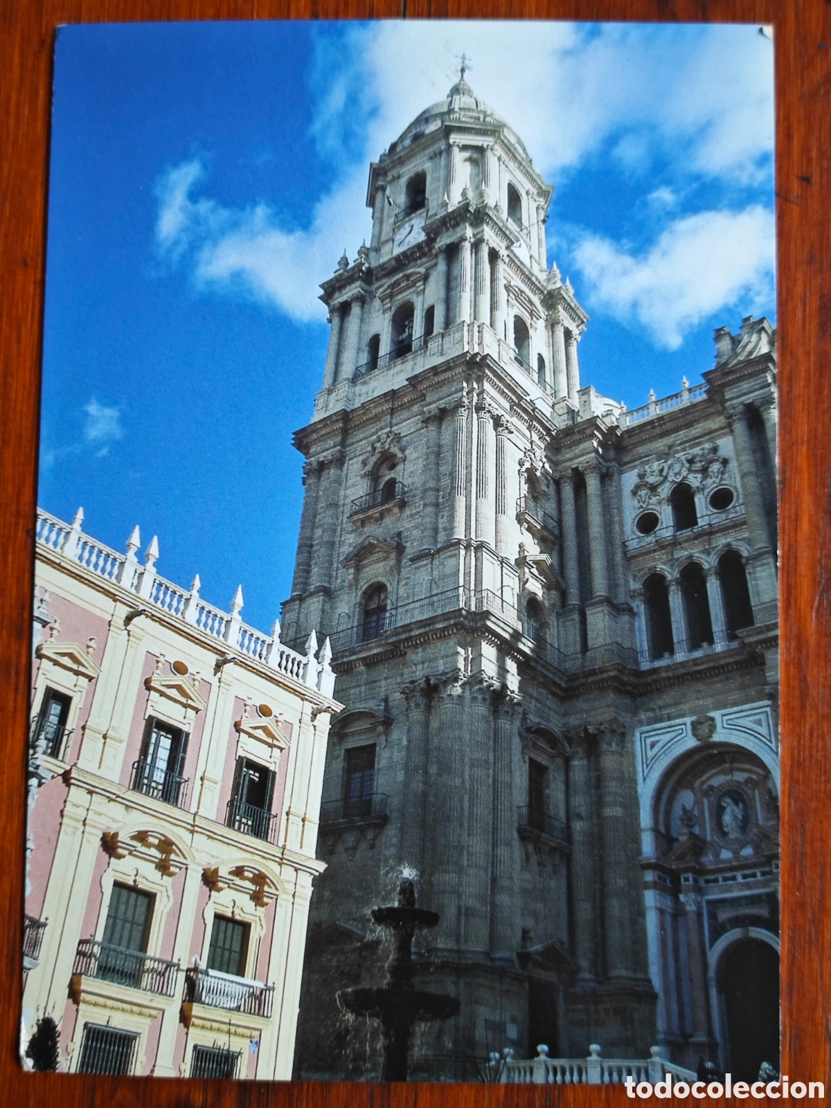 Postales: Malaga, fachada catedral.