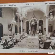 Cartoline: POSTAL CÁDIZ. HOTEL ROMA HALL. SIN ESCRIBIR. R2977