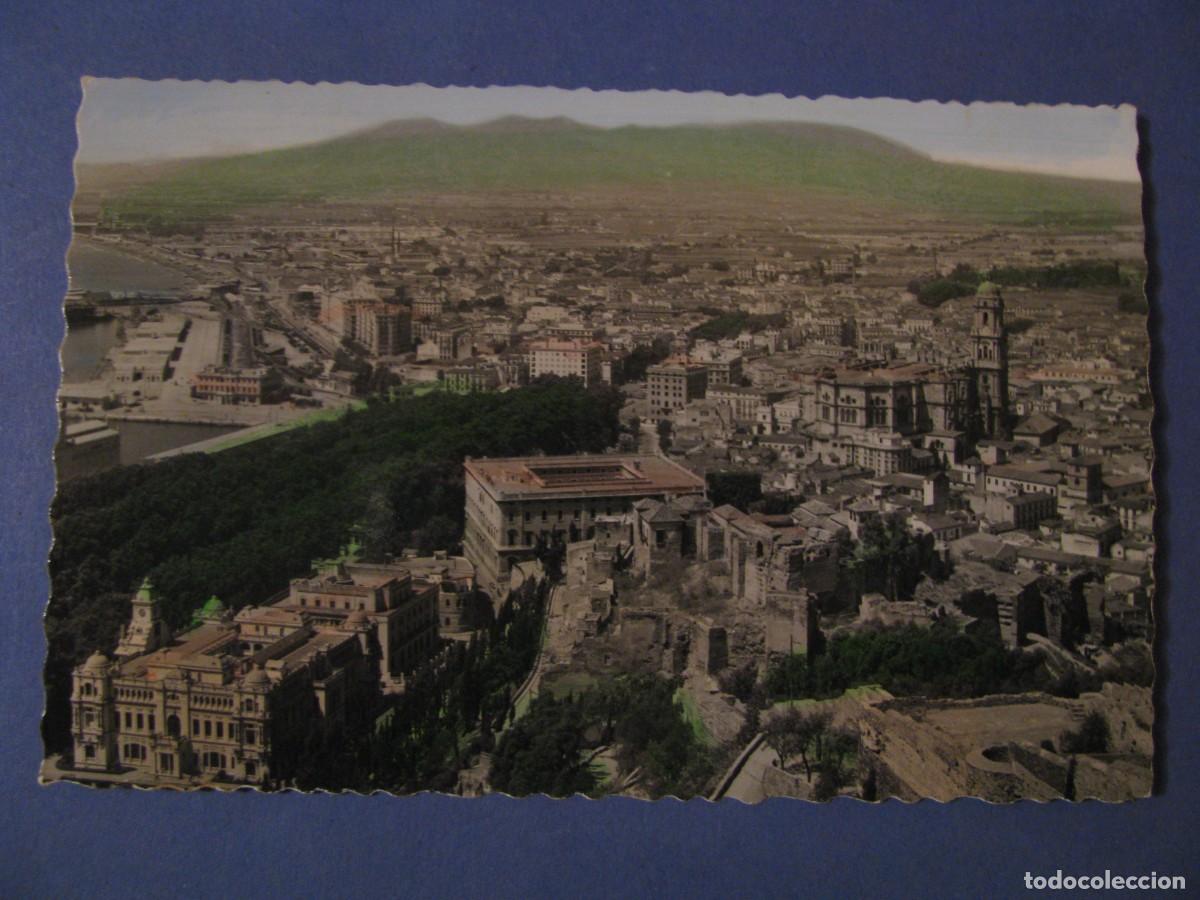 Postales: POSTAL FOTOGRAFICA DE MALAGA. VISTA PARCIAL. GARCIA GARRABELLA 43. COLOREADA.