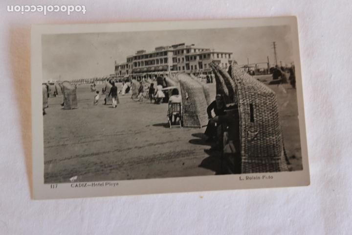 Postales: POSTAL CADIZ HOTEL PLAYA, ROISIN 117