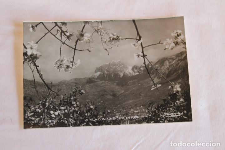 Postales: SOLLER MALLORCA LA VILLA CON ALMENDROS EN FLOR - Foto 1