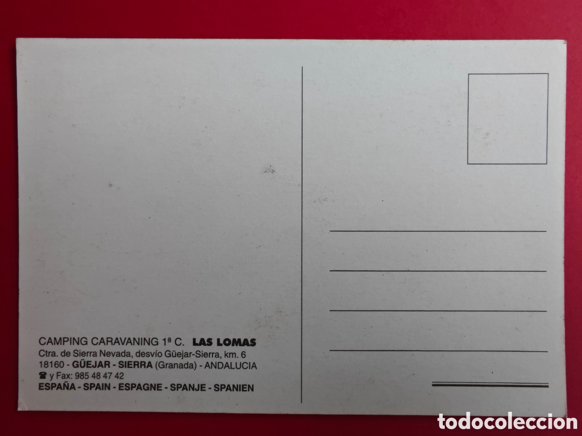 Postales: Camping Las Lomas, Granada. - Foto 2