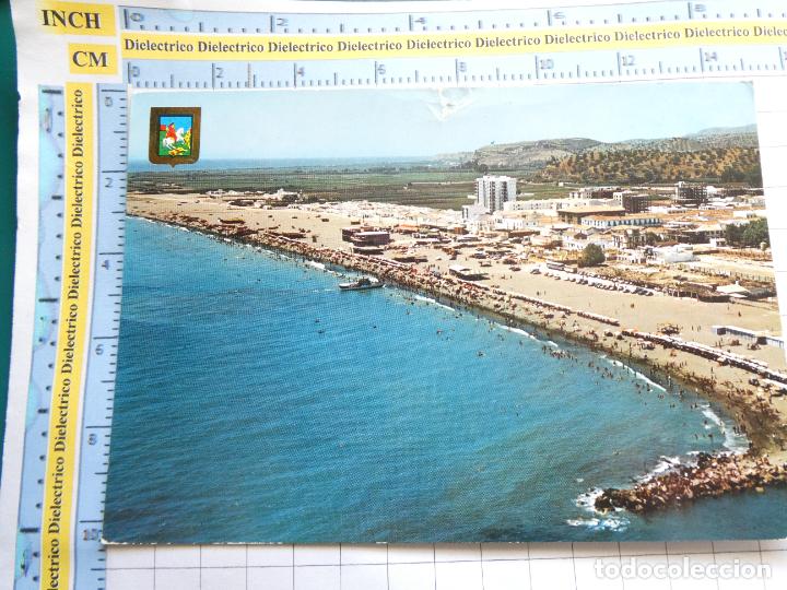 Postales: POSTAL DE MALAGA, TORRE DEL MAR. A&Ntilde;O 1967. VISTA AEREA. 12 ESCUDO ORO. 122