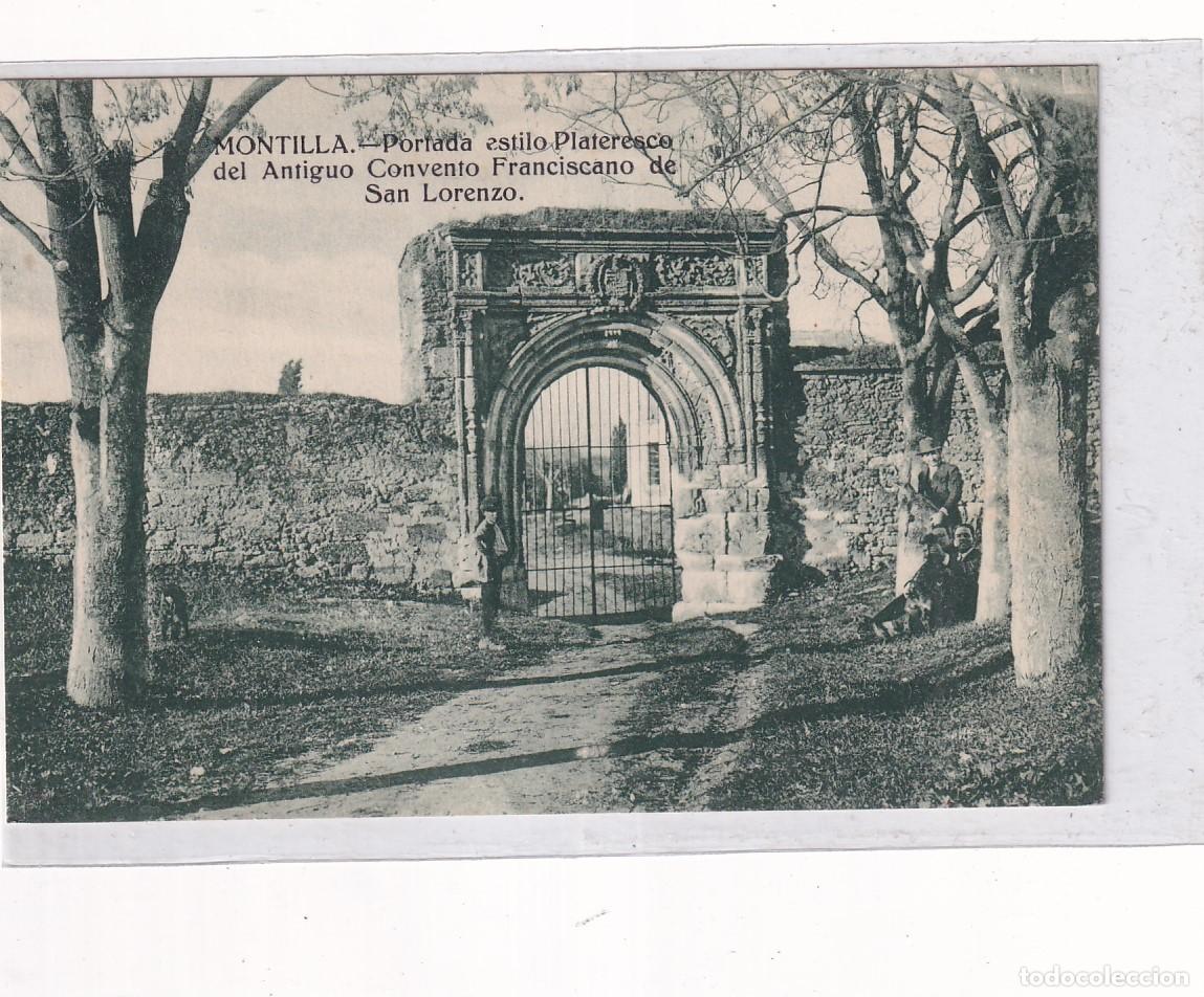 Cartoline: Montilla. Portada estilo plateresca del antiguo convento Franciscano de San Lorenzo. Circulada