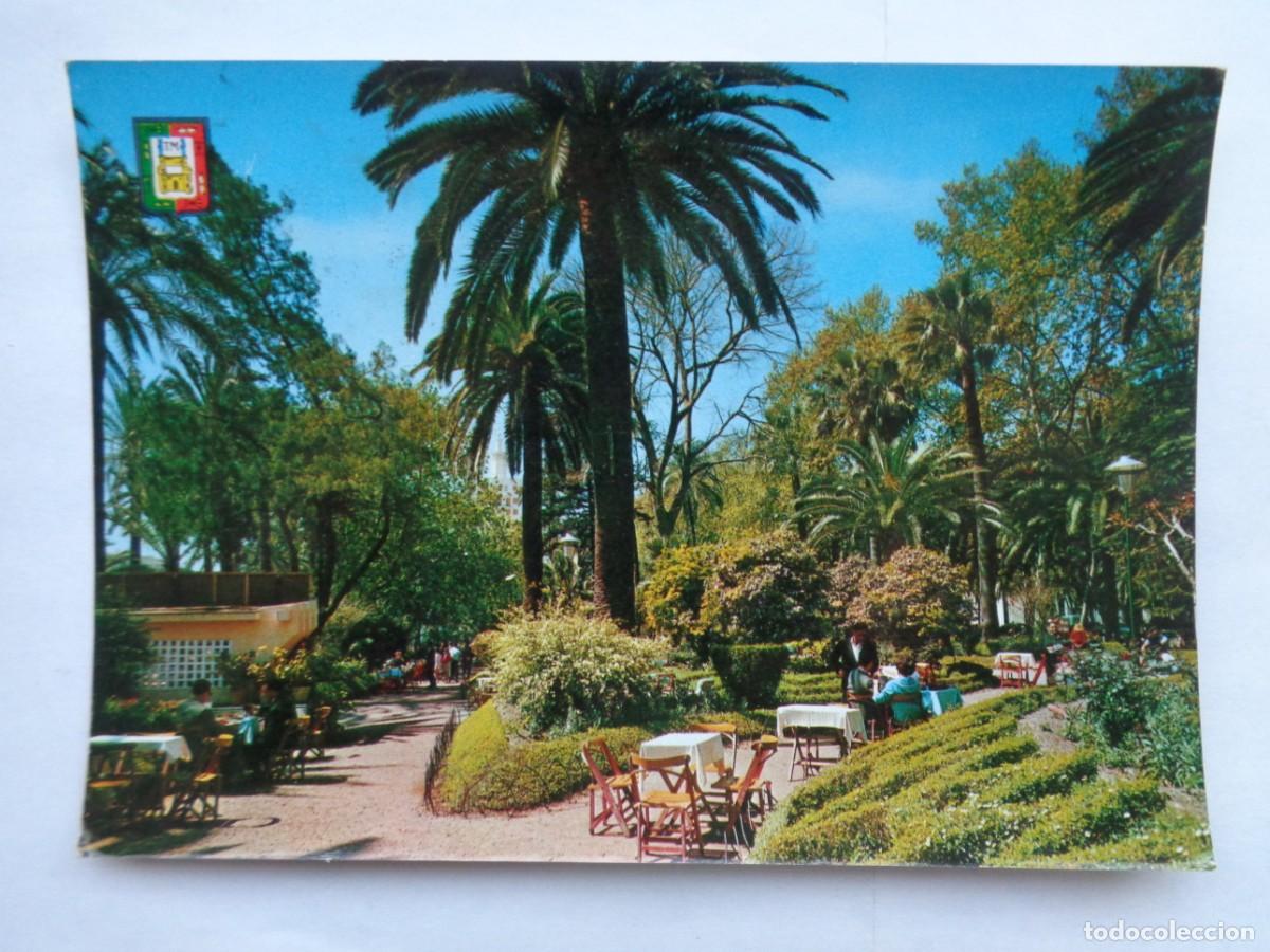 Postales: POSTAL DE MALAGA ( COSTA DEL SOL ): JARDINES DEL PARQUE . A&Ntilde;OS 60