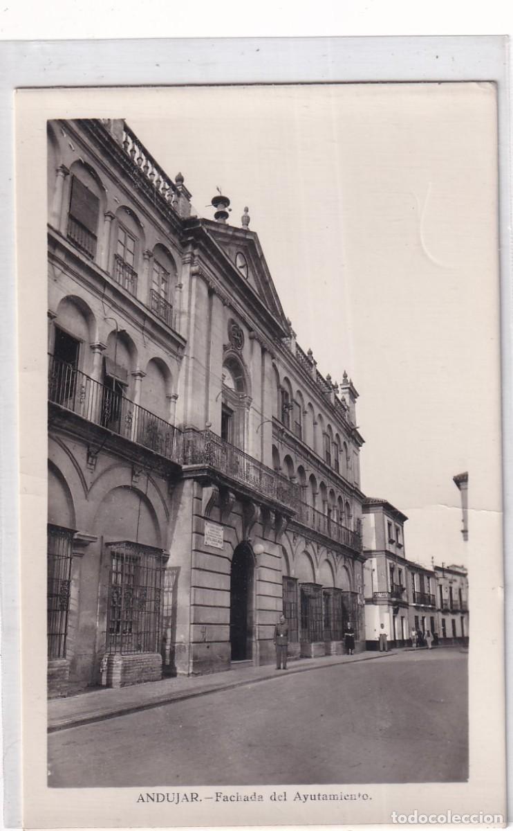 Postales: ANDUJAR FACHADA DEL AYUNTAMIENTO. CIRCULADA.