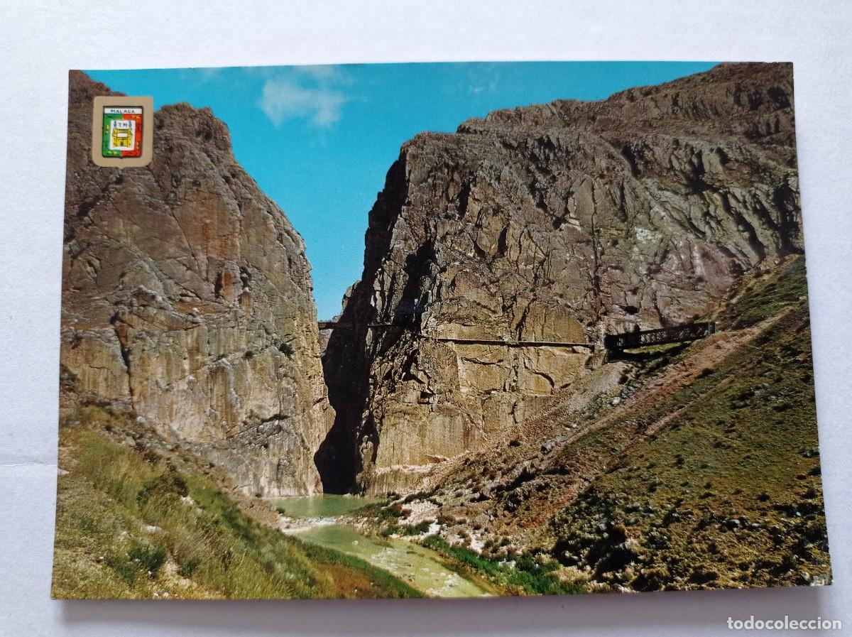 Postales: TARJETA POSTALES №98 EL CHORRO MALAGA LOS GAITANES Ed. Dom&iacute;nguez