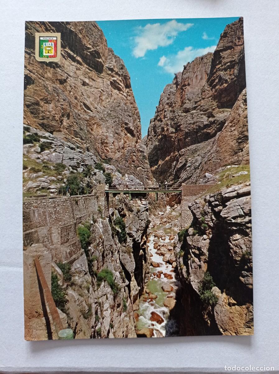 Postales: TARJETA POSTALES №99 EL CHORRO MALAGA GARGANTA DEL TORO Ed. Dom&iacute;nguez