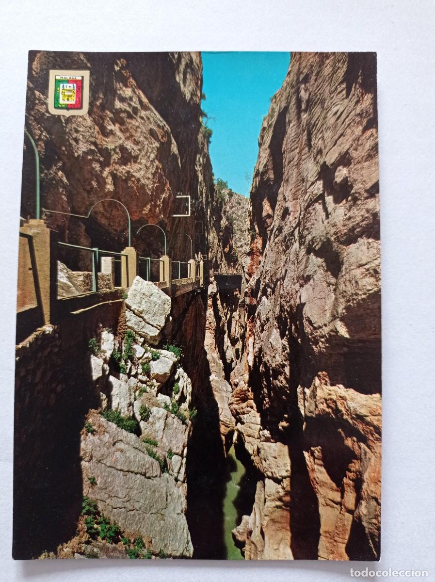 Postales: TARJETA POSTALES №95 EL CHORRO MALAGA CAMINO DEL REY Ed. Dom&iacute;nguez