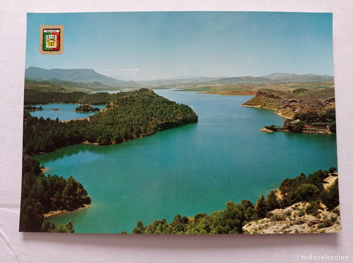 Postales: TARJETA POSTALES №92 MALAGA PENTANO DEL CHORRO. EL EMBALSE Ed. Dom&iacute;nguez