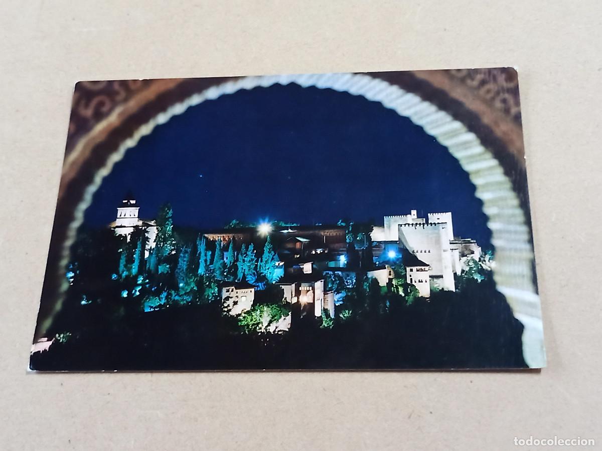 Postales: GRANADA - POSTAL GRANADA - LA ALHAMBRA DESDE EL GENERALIFE - Foto 1