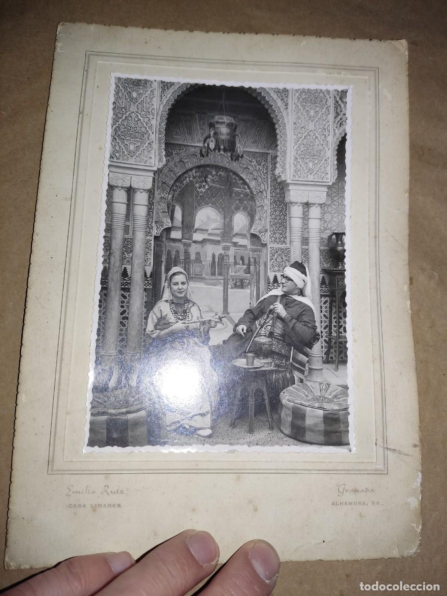 Postales: ANTIGUA FOTO DE LA ALHAMBRA DE GRANADA