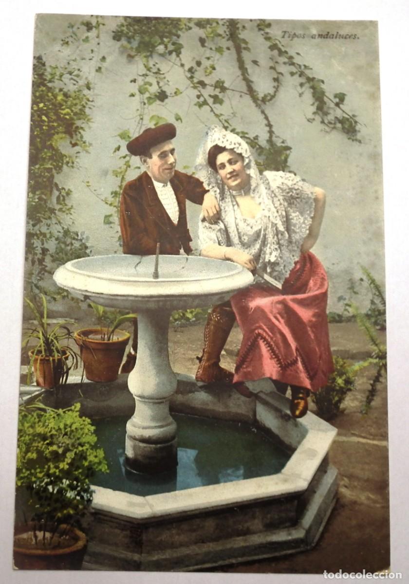 Postkarten: ANTIGUA POSTAL TIPOS ANDALUCES - GALANTEO, N&Uacute;M. 9417 - PURGER & CO