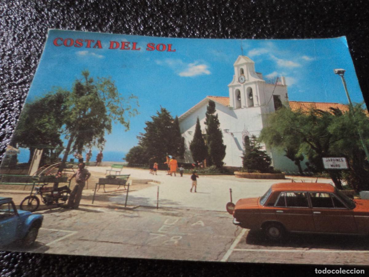 Postales: 5195 benalmadena, iglesia y jardines del muro, ed. perla
