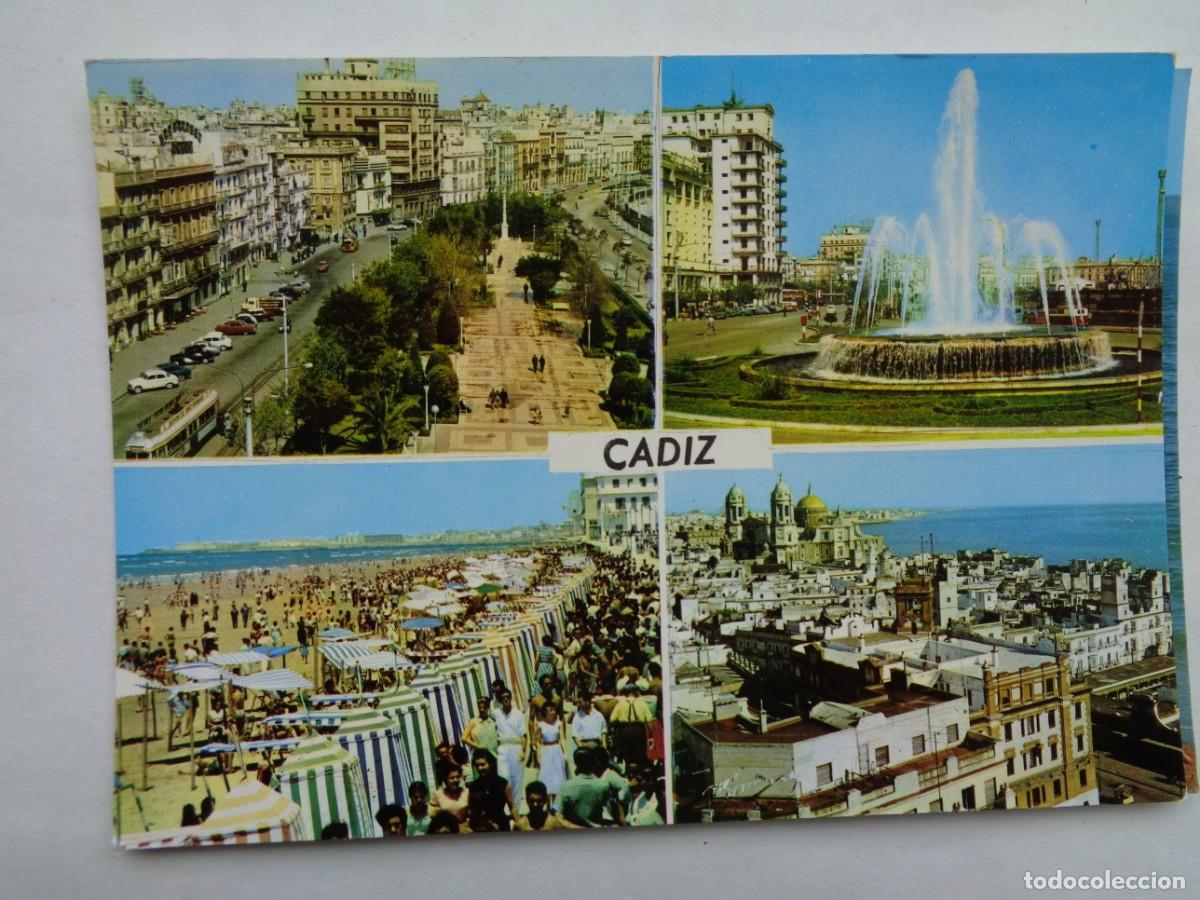 Postales: POSTAL DE CADIZ . A&Ntilde;OS 60